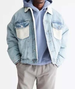 East New York 2023 Biko Eisen-Martin Shearling Denim Jacket