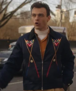 Gossip Girl Season 02 Thomas Doherty Billiards Printed Jacket