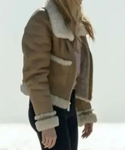 Hightown S02 Renee Segna Fur Jacket back