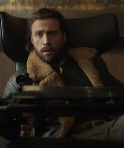 Kraven the Hunter 2023 Aaron Taylor Shearling Jacket