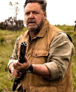 Kraven the Hunter 2023 Russel Crowe Brown Vest