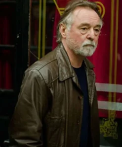 18% Grey Ron Cook Leather Jacket