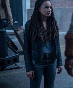 Hellboy Alice Monaghan Black Leather Jacket