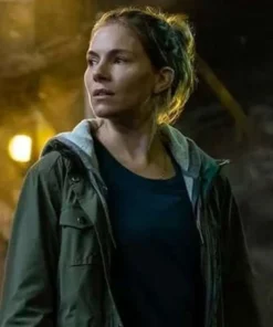 Sienna Miller 21 Bridges Green Jacket