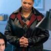 The Equalizer E07 Queen Latifah Black Leather Coat