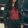 The Equalizer Liza Lapira Leather Jacket