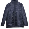 Zendaya Challengers 2023 Blue Quilted Jacket