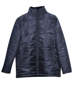 Zendaya Challengers 2023 Blue Quilted Jacket