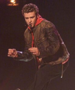 Justin Timberlake Grammy Award Leather Jacket