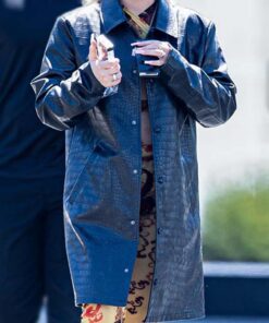 Alabama Barker Black Leather Coat