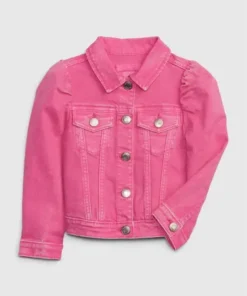 Gap × Barbie Denim Jacket worn as a casual and trendy outer layer for any fan of the brand.