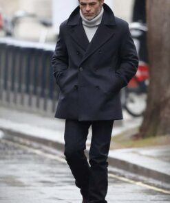 All the Old Knives Chris Pine Black Peacoat