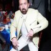 Nicolas Cage White Leather Jacket