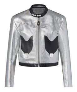 Chloe Moretz CCXP 22 Silver Jacket