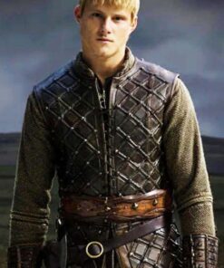 Bjorn Lothbrok Vikings Season 3 Leather Vest