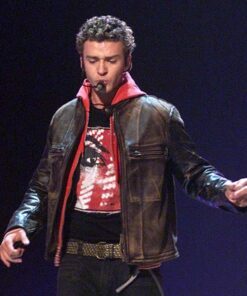 Justin Timberlake Grammy Award Leather Jacket