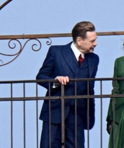A Haunting In Venice 2023 Kenneth Branagh Blue Suit