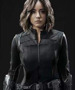 Agents of Shield Daisy Johnson Skye Black Leather Jacket