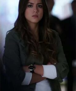 Agents of Shield S01 Chloe Bennet Cotton Green Jacket