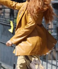 Colleen Hoover’s It Ends With Us 2024 Blake Lively Leather Coat