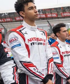 Gran Turismo 2023 Archie Madekwe White Jacket