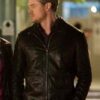 Greys Anatomy Eric Dane Black Leather Jacket
