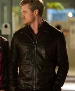 Greys Anatomy Eric Dane Black Leather Jacket
