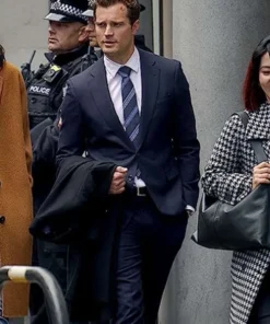 Heart of Stone 2023 Jamie Dornan Blue Suit