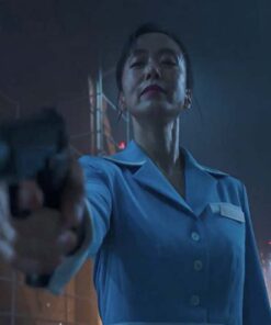 Kill Boksoon 2023 Jeon Do-Yeon Blue Coat