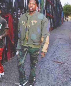 Lil Baby Oversized Bomber Jacket