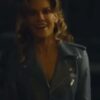 Ordinary Angels 2023 Hilary Swank Blue Jacket