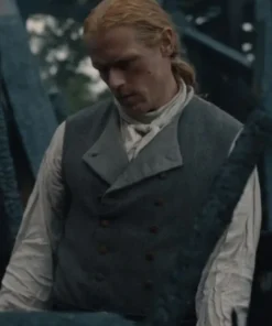 Outlander Season 7 Sam Heughan Vest (back)