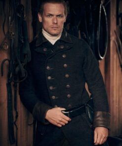 Sam Heughan Outlander S07 Black Coat