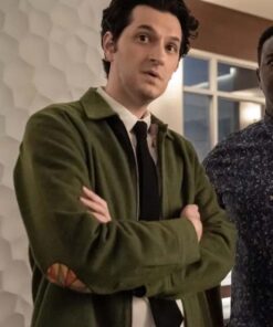 The Afterparty 2022 Ben Schwartz Green Wool Jacket
