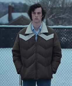 The Holdovers 2023 Dominic Sessa Brown Puffer Jacket