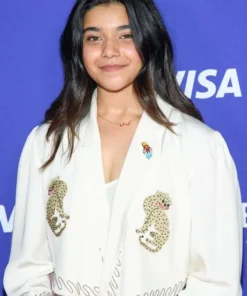 Iman Vellani The Marvels 2023 White Jacket