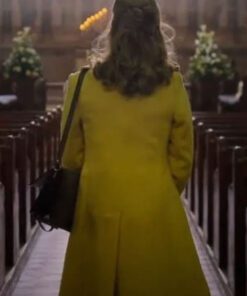 The Miracle Club 2023 Laura Linney Yellow Trench Coat