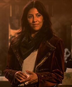 Twisted Metal 2023 Stephanie Beatriz Red Velvet Blazer