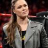 WWE Ronda Rousey Black and Grey Jacket