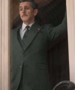Wonka 2023 Mathew Baynton Green Suit