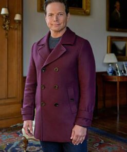 A Merry Scottish Christmas Scott Wolf Purple Coat