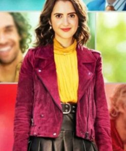 Choose Love 2023 Laura Marano Leather Jacket