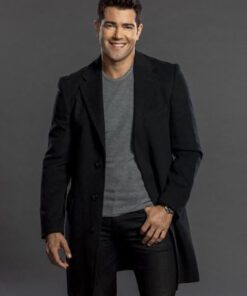 Christmas Under The Stars Jesse Metcalfe Black Coat