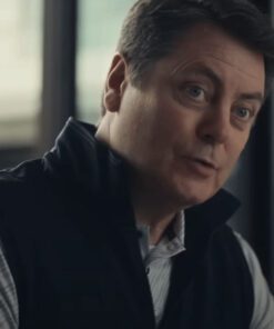 Dumb Money 2023 Nick Offerman Black Vest