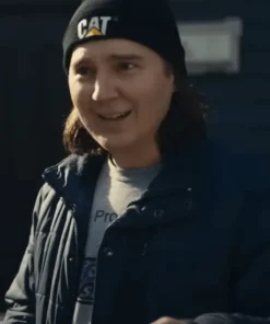 Dumb Money 2023 Paul Dano Blue Jacket front