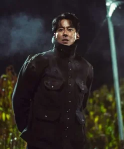 Moving Zo In-Sung Black Jacket front