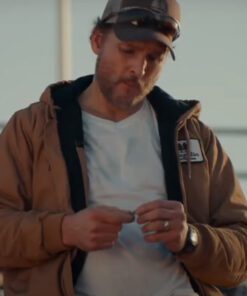 Saturn Bowling Peter Facinelli Brown Jacket