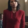 The Burial Jurnee Smollett Red Blazer