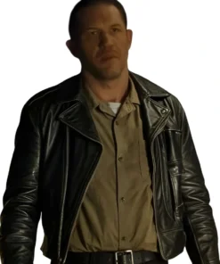 Tom Hardy The Bikeriders Johnny Black Leather Jacket