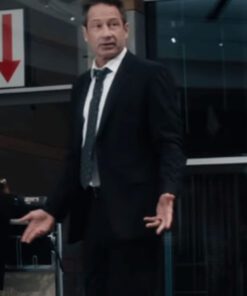 What Happens Later 2023 David Duchovny Black Blazer